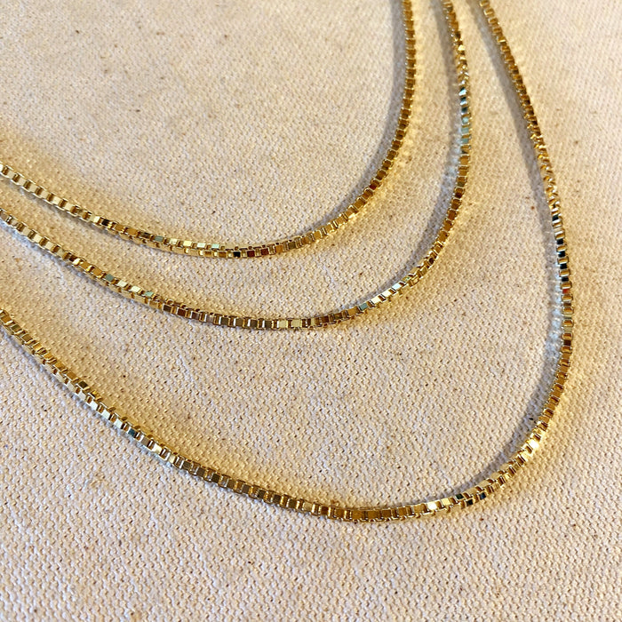 18k Gold Filled 2.0 mm Box Chain