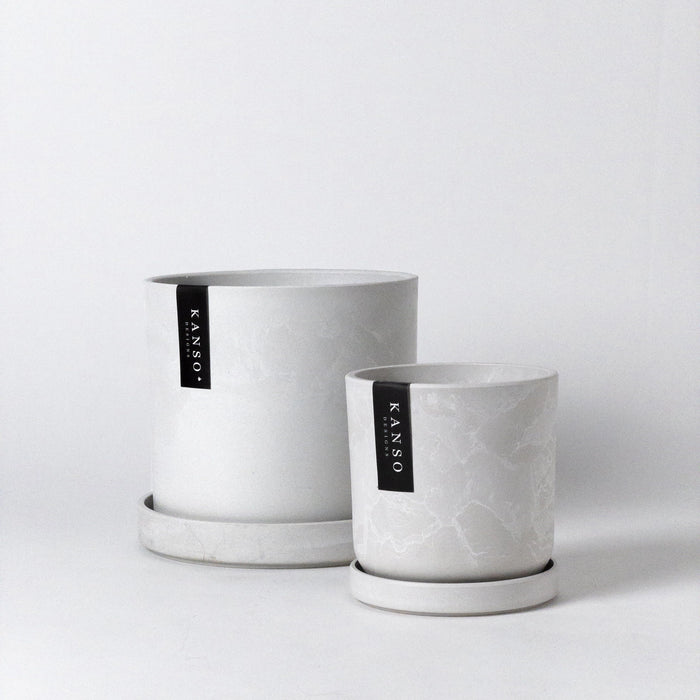 Eco Signature Planter + Saucer