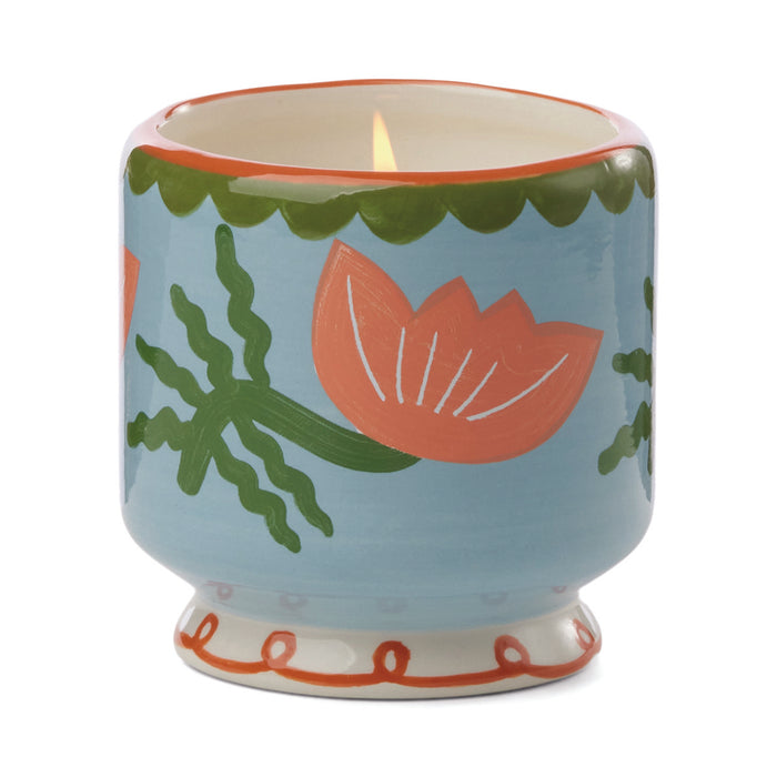 A Dopo Handpainted Ceramic Candle