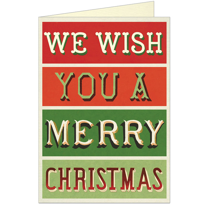 We Wish You A Merry Christmas Card