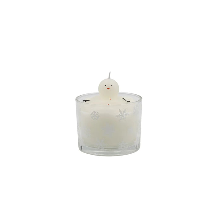 Melting Snowman Candle