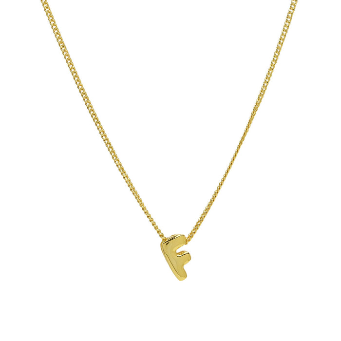 Bubble Letter Charm 18K Gold Filled