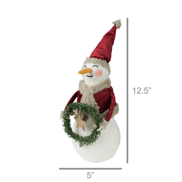 Felt Snowman w/ Wreath