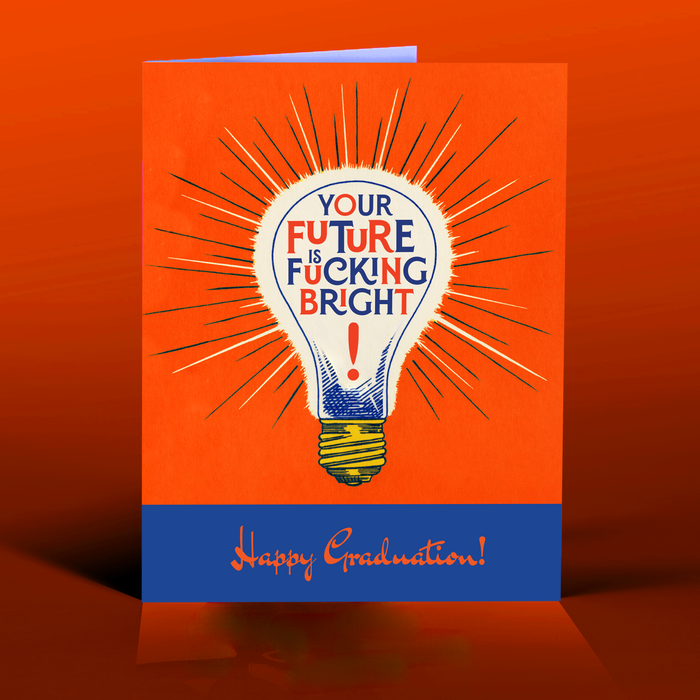 LIGHTBULB BRIGHT! graduation card