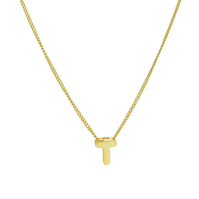 Bubble Letter Charm 18K Gold Filled