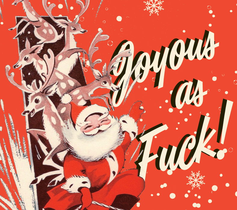 JOYOUS SLEIGH  christmas card