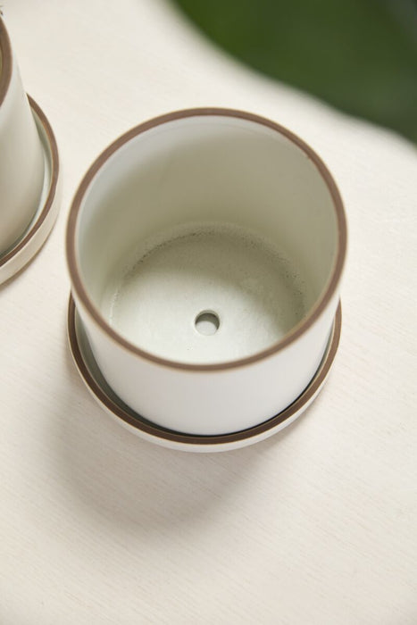 Author Pot w/ Saucer