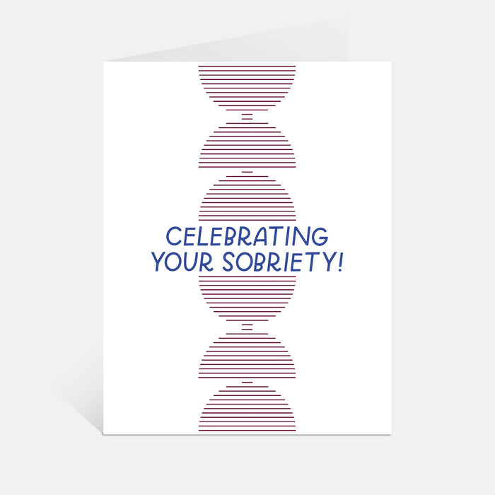 Celebrating Sobriety Greeting Card | Sober Anniversary