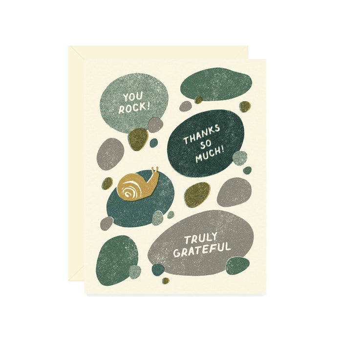Rocks and Stones Thank You Card