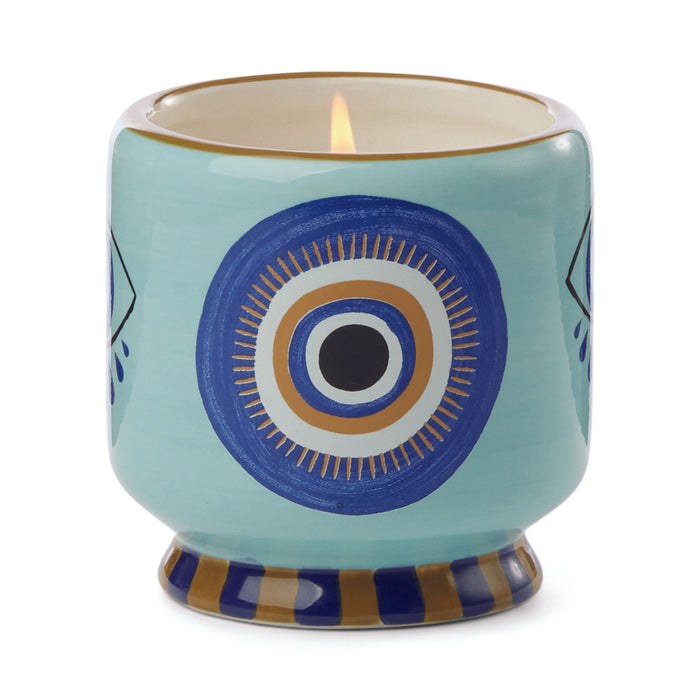 A Dopo Handpainted Ceramic Candle