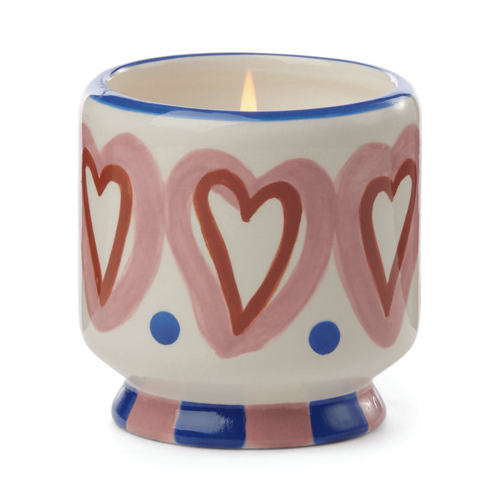 A Dopo Handpainted Ceramic Candle
