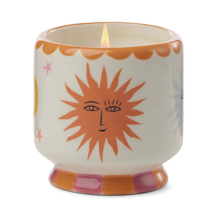 A Dopo Handpainted Ceramic Candle