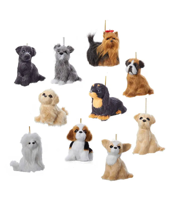 Plush Dog Ornament