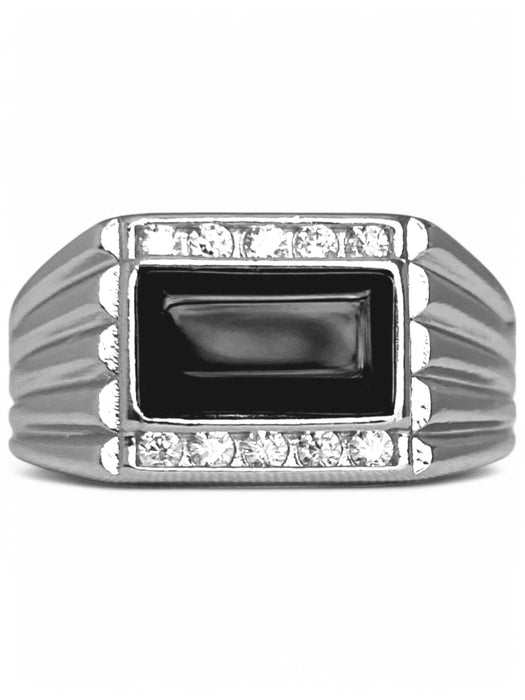 The Levi Black Onyx Ring