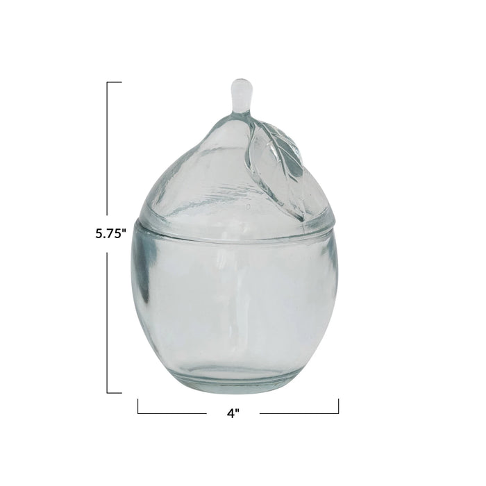8oz. Recycled Glass Lemon Jar