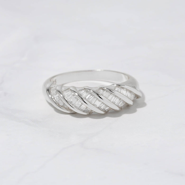Baguette Croissant Ring