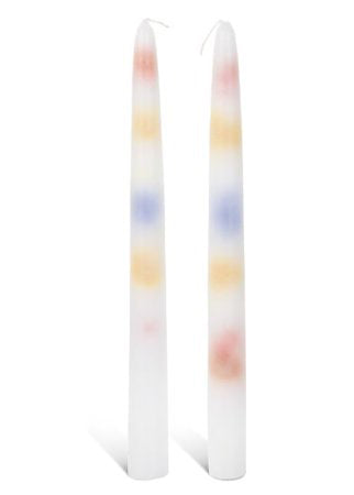 Rainbow Color Drip Candle